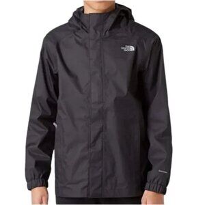 The North Face | Boys Black Resolve Dryvent Rain Jacket Large 14-16 NEW